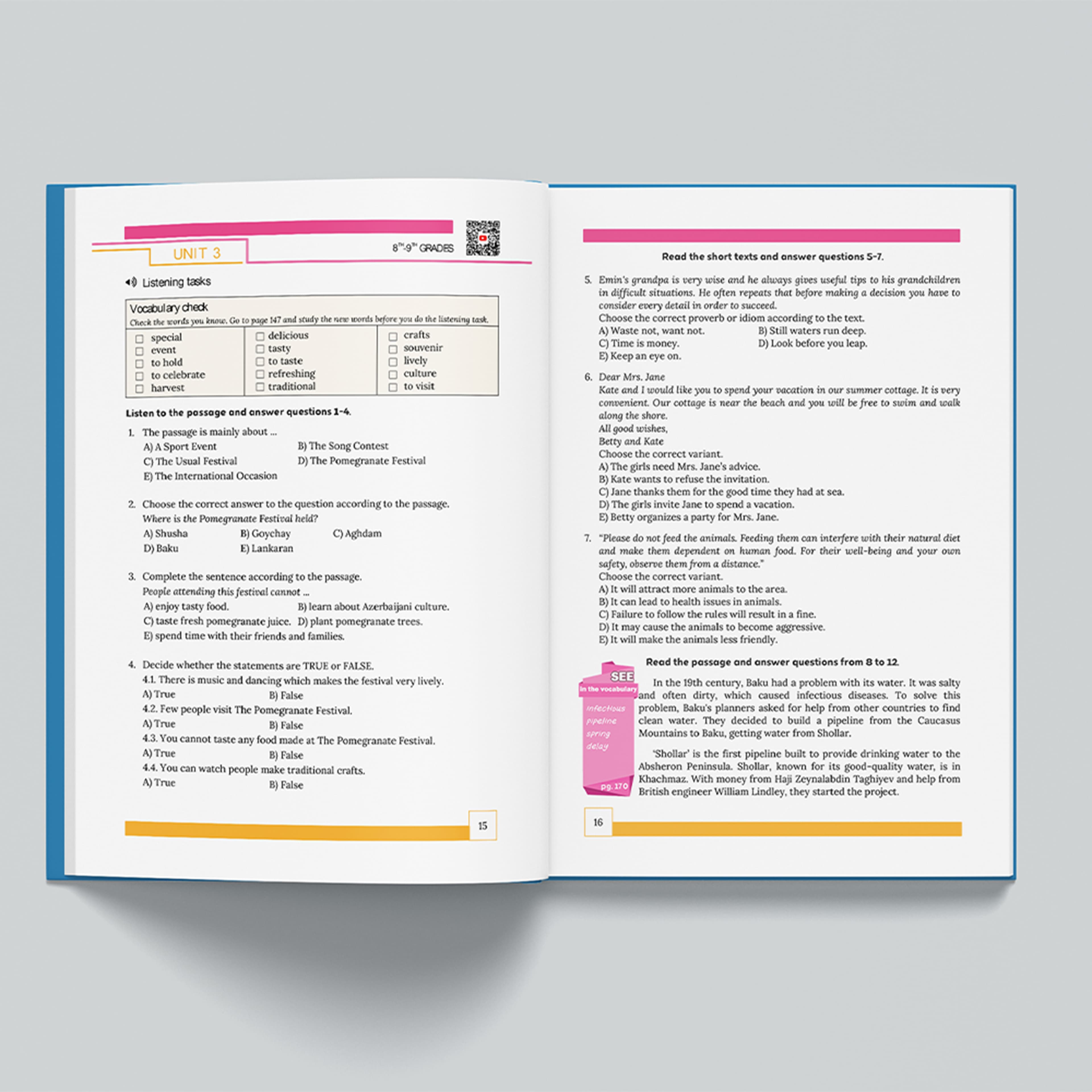 Kitab ReadENG English 8-9 Test Toplusu kiçik şəkil 3